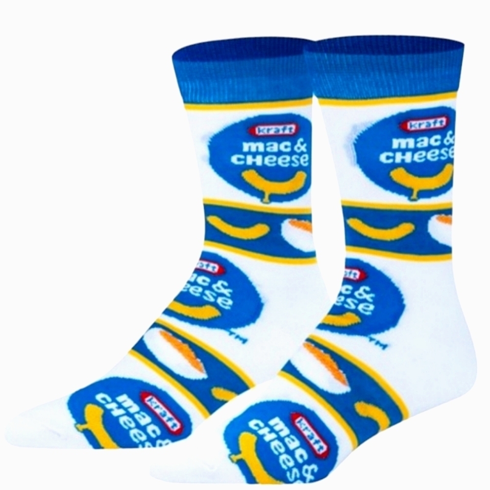 Kraft Mac & Cheese Novelty Socks